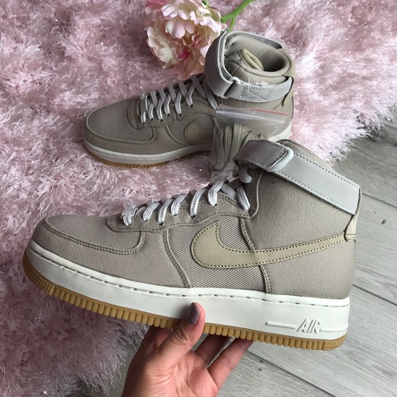 Brand New Nike Air Force 1 Hi Utility Khaki - Picture 6 of 8